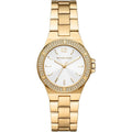  Shop Authentic Michael Kors Lennox Three-Hand Silver Dial Gold Steel Strap Watch For Women - MK7278 - Luxxuri