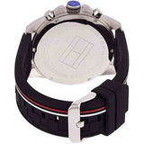  Shop Authentic Tommy Hilfiger Decker Quartz Black Dial Black Rubber Strap Watch for Men - 1791473 - Luxxuri