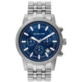  Shop Authentic Michael Kors Hutton Chronograph Blue Dial Blue Steel Strap Watch For Men - MK8952 - Luxxuri