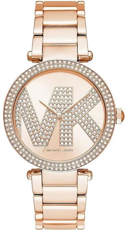 Shop Authentic Michael Kors Parker Quartz Rose Gold Dial Rose Gold Steel Strap Watch For Women - MK6660 - Luxxuri