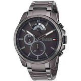  Shop Authentic Tommy Hilfiger Decker Quartz Black Dial Black Steel Strap Watch for Men - 1791347 - Luxxuri