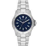  Shop Authentic Michael Kors Everest Three-Hand Blue Dial Silver Steel Strap Watch For Men - MK9079 - Luxxuri