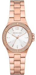 Shop Authentic Michael Kors Lennox Three Hand Silver Dial Rose Gold Steel Strap Watch For Women - MK7279 - Luxxuri