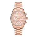  Shop Authentic Michael Kors Lexington Chronograph Rose Gold Dial Rose Gold Steel Strap Watch for Women - MK7242 - Luxxuri