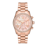  Shop Authentic Michael Kors Lexington Chronograph Rose Gold Dial Rose Gold Steel Strap Watch for Women - MK7242 - Luxxuri