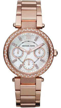  Shop Authentic Michael Kors Parker White Dial Rose Gold Steel Strap Watch for Women - MK5616 - Luxxuri