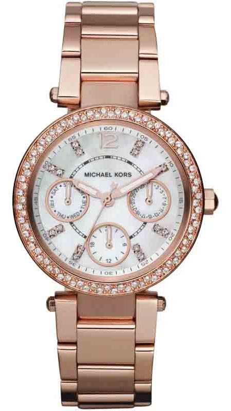  Shop Authentic Michael Kors Parker White Dial Rose Gold Steel Strap Watch for Women - MK5616 - Luxxuri