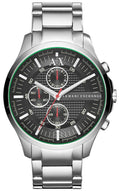  Shop Authentic Armani Exchange Hampton Chronograph Black Dial Silver Steel Strap Watch For Men - AX2163 - Luxxuri
