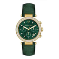  Shop Authentic Michael Kors Parker Chronograph Green Dial Green Leather Strap Watch For Women - MK6985 - Luxxuri