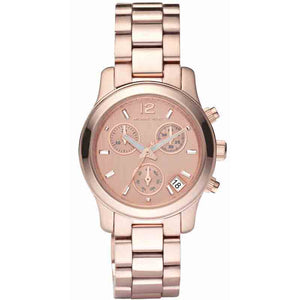  Shop Authentic Michael Kors Runway Chronograph Rose Gold Dial Rose Gold Steel Strap Watch for Women - MK5430 - Luxxuri