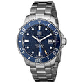  Shop Authentic Tag Heuer Aquaracer Caliber 5 Automatic Blue Dial Silver Steel Strap Watch for Men - WAN2111.BA0822 - Luxxuri