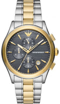 Shop Authentic Emporio Armani Paolo Chronograph Grey Dial Two Tone Steel Strap Watch For Men - AR11527 - Luxxuri