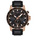  Shop Authentic Tissot Supersport Chrono Black Dial Black Leather Strap Watch for Men - T125.617.36.051.00 - Luxxuri