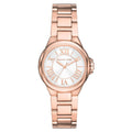  Shop Authentic Michael Kors Camille Quartz White Dial Rose Gold Steel Strap Watch For Women - MK7256 - Luxxuri