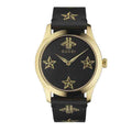  Shop Authentic Gucci G-Timeless Black Dial Black Leather Strap Watch For Women - YA1264055 - Luxxuri