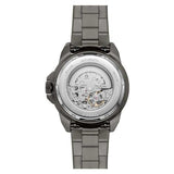  Shop Authentic Fossil Bronson Automatic Skeleton Black Dial Grey Steel Strap Watch for Men - ME3218 - Luxxuri