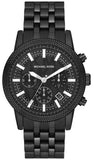  Shop Authentic Michael Kors Hutton Chronograph Black Dial Black Steel Strap Watch For Men - MK9089 - Luxxuri