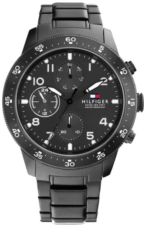  Shop Authentic Tommy Hilfiger Jimmy Chronograph Grey Dial Grey Steel Strap Watch For Men - 1791951 - Luxxuri