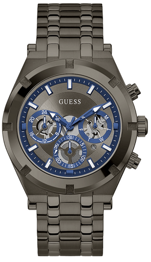  Shop Authentic Guess Continental Grey Dial Grey Steel Strap Watch for Men - GW0260G3 - Luxxuri