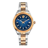  Shop Authentic Versace Hellenyium Blue Dial Two Tone Steel Strap Watch for Women - V12060017 - Luxxuri