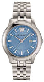  Shop Authentic Versace V-Urban Light Blue Dial Silver Steel Strap Watch for Men - VELQ00419 - Luxxuri
