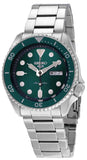  Shop Authentic Seiko 5 Sports Automatic Green Dial Silver Steel Strap Watch For Men - SRPD61K1 - Luxxuri