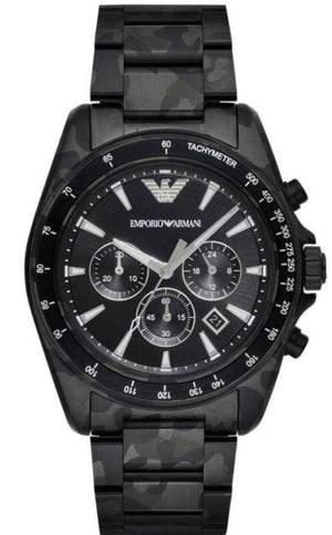  Shop Authentic Emporio Armani Sportivo Quartz Black Dial Black Steel Strap Watch For Men - AR11027 - Luxxuri