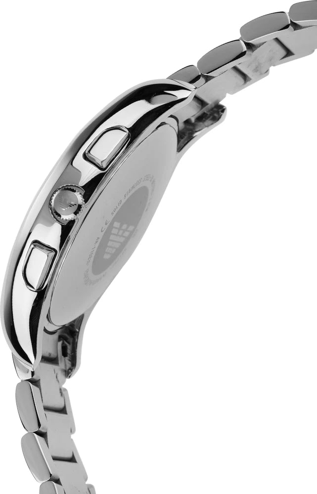  Shop Authentic Emporio Armani Valente Chronograph Quartz Black Dial Silver Steel Strap Watch For Men - AR11083 - Luxxuri