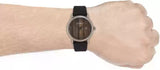  Shop Authentic Emporio Armani Luigi Analog Brown Dial Black Leather Strap Watch For Men - AR11156 - Luxxuri