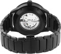  Shop Authentic Emporio Armani Meccanico Automatic Black Dial Black Steel Strap Watch For Men - AR60054 - Luxxuri