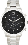  Shop Authentic Fossil Neutra Chronograph Black Dial Silver Steel Strap Watch for Men - FS5384 - Luxxuri