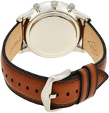  Shop Authentic Fossil Goodwin Chronograph Blue Dial Brown Leather Strap Watch for Men - FS5414 - Luxxuri