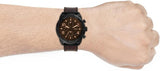  Shop Authentic Fossil Bronson Chronograph Brown Dial Brown Leather Strap Watch for Men - FS5713 - Luxxuri