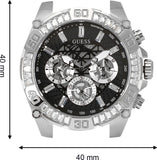  Shop Authentic Guess Trophy Multifunction Black Dial Black Rubber Strap Watch for Men - GW0333G1 - Luxxuri