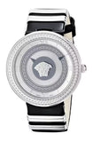  Shop Authentic Versace V Metal Icon Silver Dial Black & Silver Strap Watch for Women - VLC010014 - Luxxuri