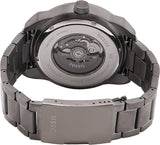  Shop Authentic Fossil Bronson Automatic Skeleton Black Dial Grey Steel Strap Watch for Men - ME3255 - Luxxuri