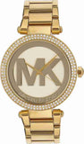  Shop Authentic Michael Kors Parker Diamonds Gold Dial Gold Steel Strap Watch for Women - MK5784 - Luxxuri