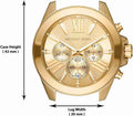  Shop Authentic Michael Kors Wren Chronograph Gold Dial Gold Steel Strap Watch for Women - MK6952 - Luxxuri