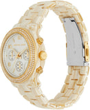  Shop Authentic Michael Kors Runway Pavé Chronograph White Dial White Acetate Strap Watch for Women - MK7476 - Luxxuri