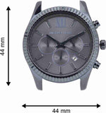  Shop Authentic Michael Kors Lexington Chronograph Blue Dial Blue Steel Strap Watch for Men - MK8480 - Luxxuri