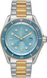  Shop Authentic Michael Kors Maritime Three-Hand Blue Dial Two Tone Steel Strap Watch for Men - MK9169 - Luxxuri