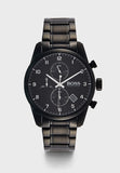  Shop Authentic Hugo Boss Skymaster Chronograph Black Dial Black Steel Strap Watch for Men - 1513785 - Luxxuri