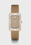  Shop Authentic Swarovski Uptown Crystal Grey Dial Grey Leather Strap Watch for Women - 5547716 - Luxxuri
