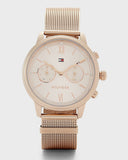  Shop Authentic Tommy Hilfiger Blake Quartz Gold Dial Gold Mesh Bracelet Watch for Women - 1782303 - Luxxuri