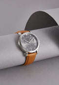  Shop Authentic Hugo Boss Spirit Grey Dial Brown Leather Strap Watch for Men - 1513691 - Luxxuri