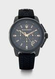  Shop Authentic Maserati Successo Black Dial Black Rubber Strap Watch For Men - R8871621011 - Luxxuri