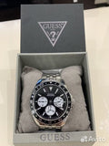  Shop Authentic Guess Odyssey Black Dial Silver Steel Strap Watch For Men - W1107G1 - Luxxuri