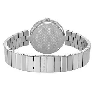  Shop Authentic Gucci Diamantissima Quartz White Dial Silver Steel Strap Watch For Women - YA141402 - Luxxuri