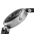  Shop Authentic Gucci Diamantissima Diamonds Black Dial Black Leather Strap Watch For Women - YA141403 - Luxxuri