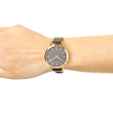  Shop Authentic Calvin Klein Even Grey Dial Brown Leather Strap Watch for Women - K7B236G3 - Luxxuri